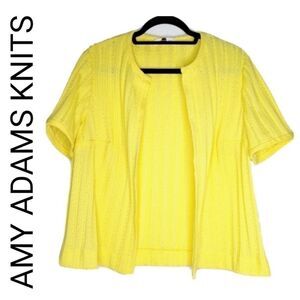 AMY ADAMS KNIT SWEATER - YELLOW
